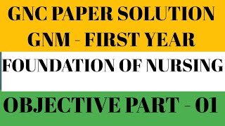 Most Imp Blank II FUNDAMENTAL OF NSG  II F.Y.GNM II GNC PAPER SOLUTION II PART – 01 II Kailasir