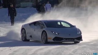 LAMBORGHINI HURACAN SNOW DRIFT!!! [HD]