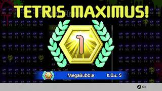 Tetris 99 (Switch) - My 5th Tetris Maximus!