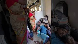 unreserved train trichy karaikal train velankanni festival #shorts