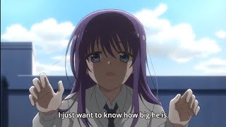 She just want to know how big he is