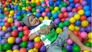 MANDI BOLA | MAIN DAN MANDI BOLA INDOOR PLAYGROUND | DZAKY FAMILY