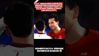 Moments thom haye dan verdonk ngomongin tentang bahrain#ytshorts