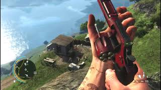 Far Cry3 2nd Island customized revolver shooting