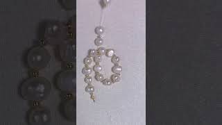 Making a simple yet outstanding pearl bracelet#making #handmad #bracelet #jewelry #beadwork