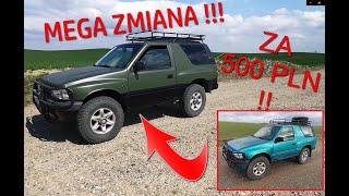 Opel frontera A sport conversion! Przemiana opla w domowych warunkach! Malowanie, painting