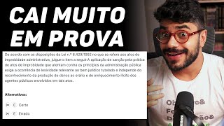 Essas Questões de Direito Administrativo DESPENCAM em Provas!