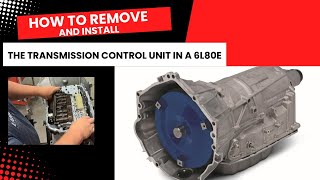 6L80/6L90 valve body removal/install