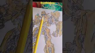 Desenho do bumblebee#bumblebee#Autobots#transformers#Desenho pintarbumblebee