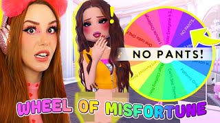 RAINBOW WHEEL Decides The CHALLENGE in Dress To Impress! DTI on Roblox