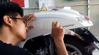 TRIK PASANG STICKER TRANSPARAN DI BODY SCOOPY AGAR AWET DAN TIDAK KOTOR