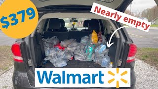 $379 walmart grocery haul