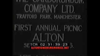 1926 Alton Towers visit footage + train station and extra archive footage