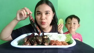 MAKAN LELE BAKAR + TERONG BAKAR + SAMBEL