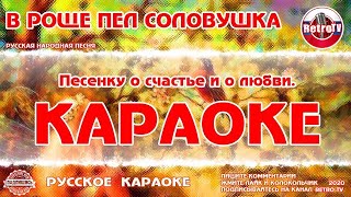 Караоке - "В роще пел соловушка" Русская народная песня