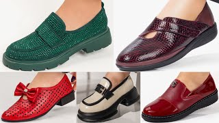 2024 VERY COMFORTABLE SLIP ON CHIC SHOES NEW DESIGNS FOR WOMEN LATEST CASUAL WEAR SHOES COLLECTION