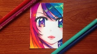 Colored pencil Drawing: Polychromatic