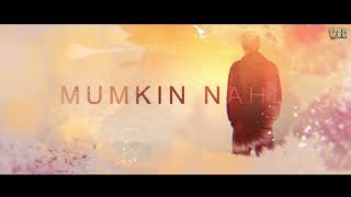 MUMKIN NAHI HINDI SONG TEASER 2016    SANYO    FULL HD TEASER    VR BROS ENT