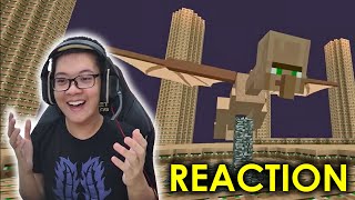 EVERYTHING IS VILLAGER!! || Reaction to "WAIT WHAT: Village Warfare (Minecraft) XI"