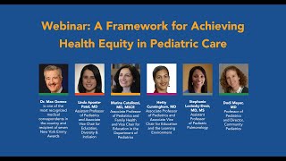 A Framework for Achieving Health Equity in Pediatric Care