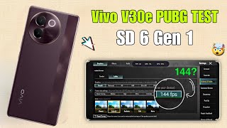 Vivo V30e Pubg Test | Vivo V30e Bgmi Test | 6 Gen 1