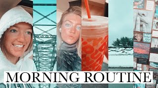 MORNING ROUTINE - COLLEGE STUDENT ON BREAK - CAPE COD  *entrepreneurship major*