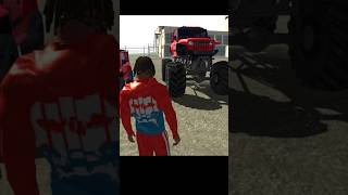 Monster Thar vs Thar Race; #indianbikesdriving3d #thar #monstertruck #shorts