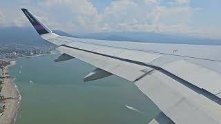 Volaris airbus A320 Neo take off Puerto Vallarta International Airport