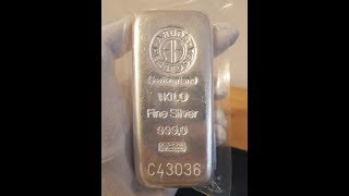 1 Kilo Silver Bar (Argor Heraeus)