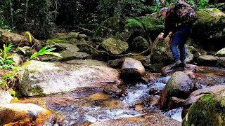 ACAMPAMENTO SOLO NA CACHOEIRA   ACAMPAMENTO SELVAGEM