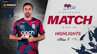 Career Best Figures For Sando | Steelbacks vs Durham | Vitality Blast Highlights