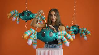 Tutorial foil balloons - Grabo Balloons Spider Pup 4D