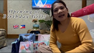 🇬🇧🇵🇭TARA AT MAGBUKAS TAYO NG REGALO🎉💃 #mybirthday #britishfilipinofamily #fypシ゚