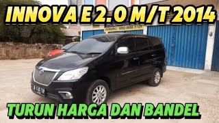 JUAL MOBIL BEKAS INNOVA E MANUAL 2014 || HARGA MURAH DAN TERJANGKAU