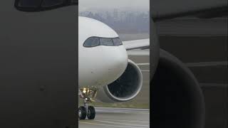 👨‍✈️👋 Hello from the pilot of Air Belgium Airbus A330-941 OO-ABG at Frankfurt Airport (FRA)