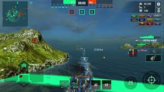 Grand Battle Gneisenau Gameplay 90K Damage 2 Kills