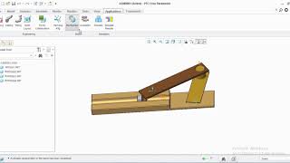 Slider Crank Mechanism Assembly Using PTC Creo