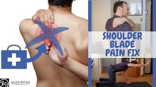 Pain Under The Shoulder Blade And How To Fix It | Fixing Shifted Rib Joints