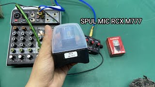 TEST REVIEW SPUL MIC RCX M777