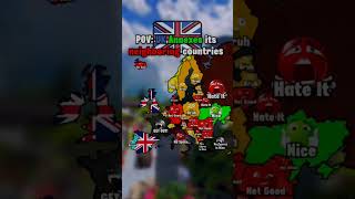 POV: UK Annexes It's Neighbours #europe #uk #spain #portugal #geography #history #map #flag #country