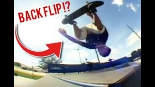 MON BACK FLIP EN SKATE ?!! Clip n°2