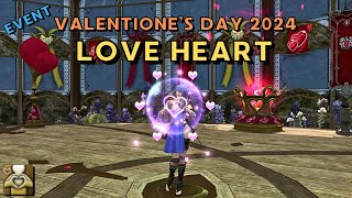 Love Heart - Emote Showcase | FFXIV Valentione's Day (2024)