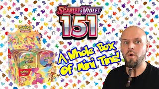 Opening a WHOLE Box of 151 Mini Tins! Plus Confession Video!