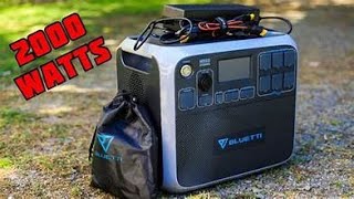 Bluetti AC200P- Power Station- Hooked Up to RV and Running Off Grid Using DC Power