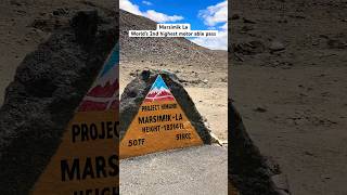 Marsimik la | world’s 2nd highest motor able pass |  #shorts #ladakh #ytshorts