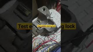 Test steering lock elektrik #shorts #automobile