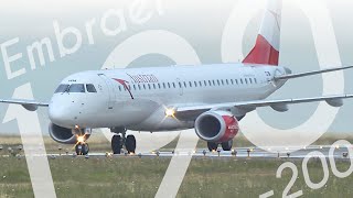 Relaxation through Aviation: ERJ 190 landing at Leipzig/Halle Airport (Germany)