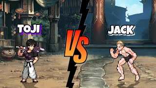 Jack Hanma Vs Toji baki x jujutsu kaisen fights / mugen