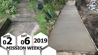 One Day Concrete Project | CE Mission Weeks 2019