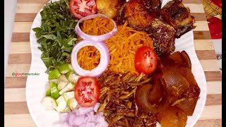 How To Make Abacha | Best Nigerian African Salad | Easy To Follow Details - Glory Homemaker